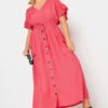 LIMITED COLLECTION - Robe Rose Corail Smocké Boutonnée Longueur Maxi 2 LIMITED COLLECTION - Robe Rose Corail Smocké Boutonnée Longueur Maxi -GrandeTendance Boutique 2ab0c8cb 730e 46 215681 A