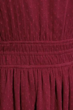 YOURS LONDON - Robe Rouge Plissée Manches à Pois -GrandeTendance Boutique 2ba06da6 57bc 4e 161912 Z