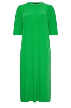 YOURS - Robe T-Shirt Verte Nervurée à Fentes 12 YOURS - Robe T-Shirt Verte Nervurée à Fentes -GrandeTendance Boutique 2be9bc63 063e 43 137547 X