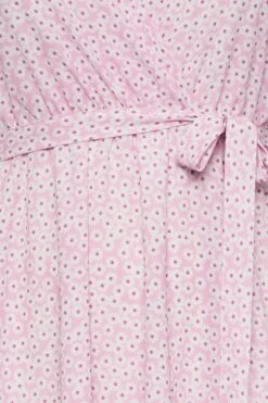 LIMITED COLLECTION - Robe Rose Poudré Floral En Cache-Coeur -GrandeTendance Boutique 2de8da12 7bdf 4c 215605 Z