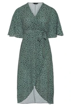 YOURS LONDON - Robe Verte Dalmatien Midi Coupe Cache-Coeur 14 YOURS LONDON - Robe Verte Dalmatien Midi Coupe Cache-Coeur -GrandeTendance Boutique 2f97043c dd3b 47 157867 F