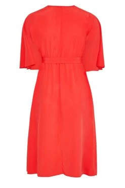 YOURS LONDON - Robe Rouge Coupe Portefeuille -GrandeTendance Boutique 30513e86 08ac 4a 161738 Y