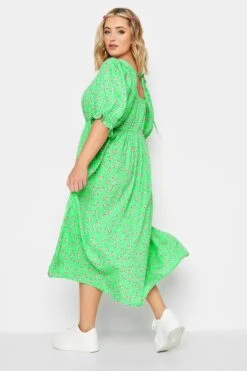 LIMITED COLLECTION - Robe Verte Floral Encolure Coeur 12 LIMITED COLLECTION - Robe Verte Floral Encolure Coeur -GrandeTendance Boutique 311ac0a2 c468 46 215678 D