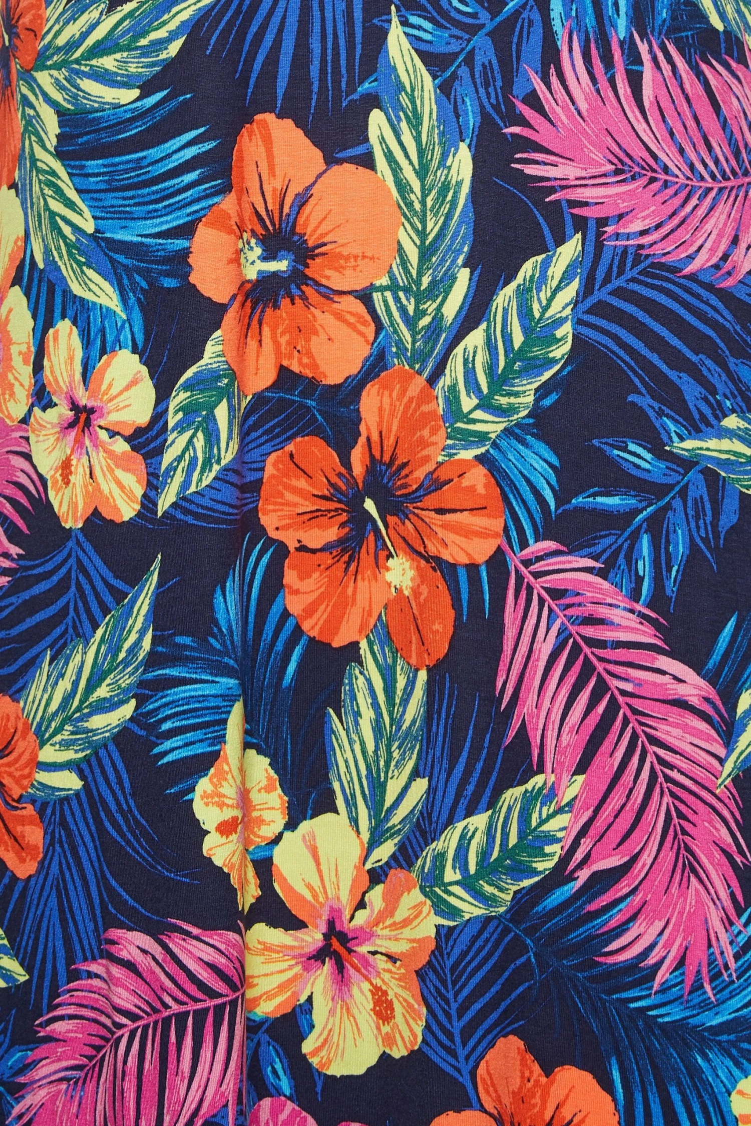 YOURS - Robe De Plage Midaxi Bleue Floral Tropical 7 YOURS - Robe De Plage Midaxi Bleue Floral Tropical â Image 5