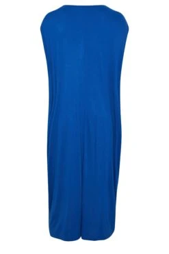YOURS - Robe De Plage Maxi Bleue Roi Sans Manches -GrandeTendance Boutique 31d5f26c 5d86 48 301853 Y