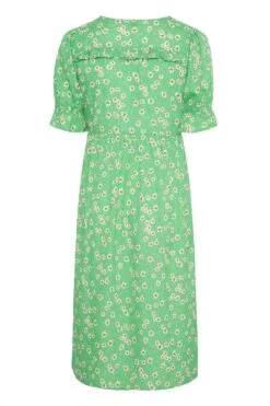 Robe Verte Pâquerettes Manches Volantées En Cache-Coeur -GrandeTendance Boutique 32a290f6 bad3 42 137159 Y