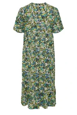 Robe Verte Multi-Floral Volanté En Maxi 15 Robe Verte Multi-Floral Volanté En Maxi -GrandeTendance Boutique 3466cc15 741c 43 173942 Y