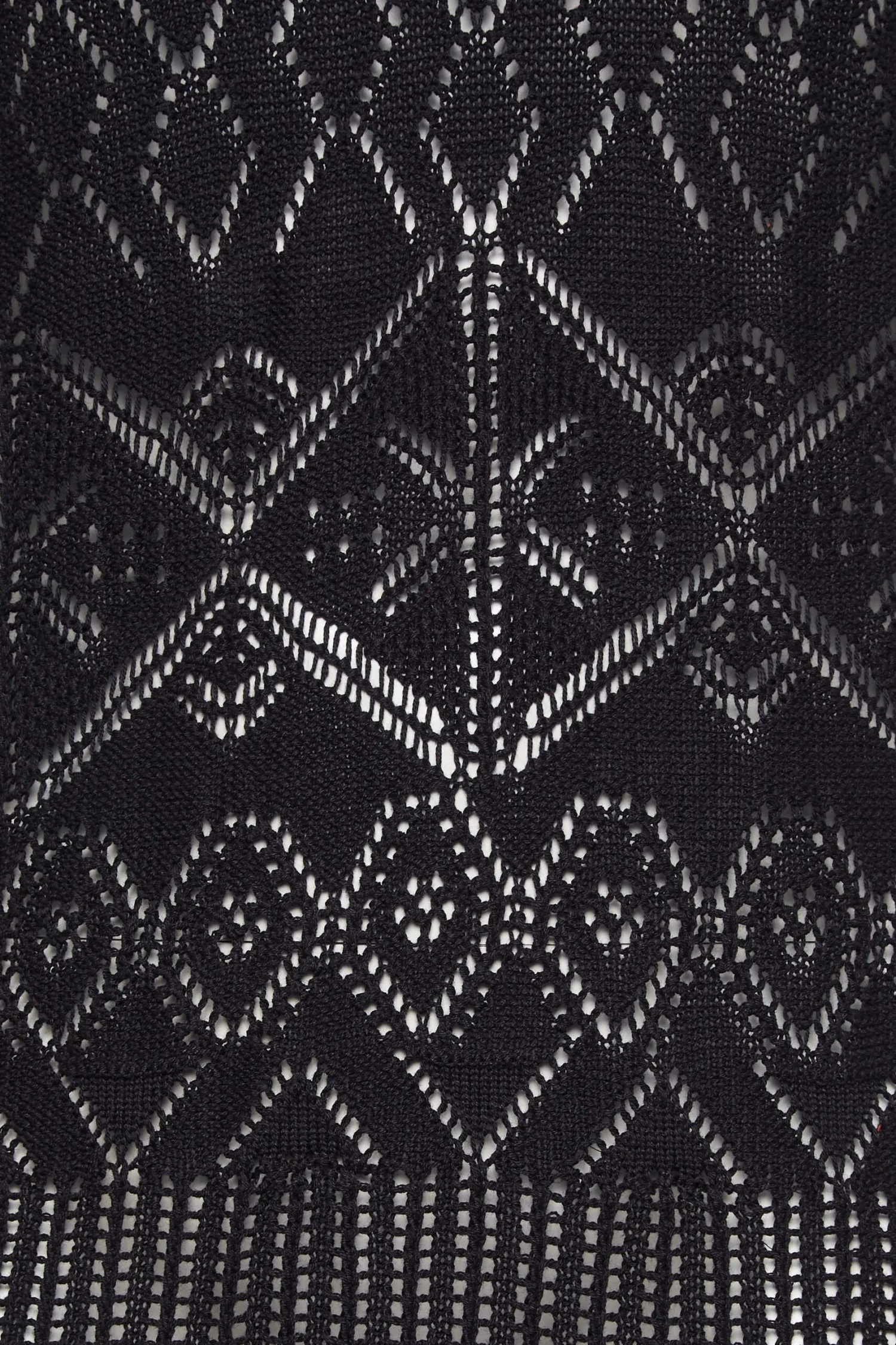 YOURS - Robe Midaxi Noire Crochet Manches Longues 7 YOURS - Robe Midaxi Noire Crochet Manches Longues – Image 5