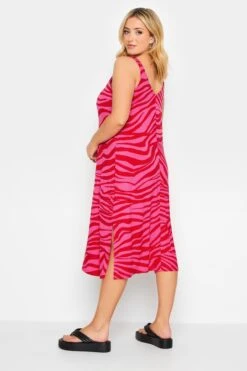 YOURS - Robe De Plage Midaxi Rose Zébré -GrandeTendance Boutique 358b14ab 4bc2 4e 150325 C