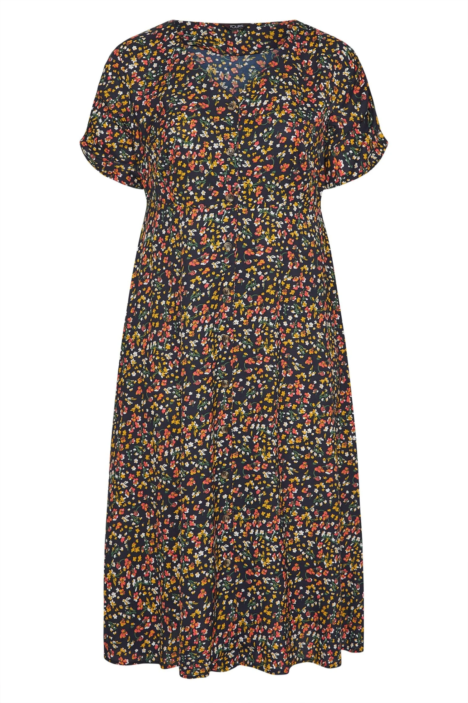 LIMITED COLLECTION - Robe Bleue Marine En Floral 8 LIMITED COLLECTION - Robe Bleue Marine En Floral â Image 6