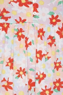 YOURS - Robe Blanche & Rouge Floral Volantée -GrandeTendance Boutique 37b400c4 f809 4c 137424 Z