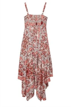 YOURS - Robe Rouge & Blanche Paisley Ourlet Roulanté -GrandeTendance Boutique 38e1e57b fccb 48 137347 Y
