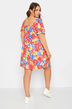 LIMITED COLLECTION - Robe Rouge & Jaune Floral Smocké Volanté 11 LIMITED COLLECTION - Robe Rouge & Jaune Floral Smocké Volanté -GrandeTendance Boutique 3ac2f3c0 6938 41 215513 C