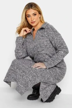 Robe Midaxi En Noire Toucher Doux -GrandeTendance Boutique 3e652dce a345 41 301517 D