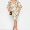 YOURS PETITE - Robe Rose Poudré Floral Jaune Cache-Coeur -GrandeTendance Boutique 3eccc0a3 71cb 4d 174486 A