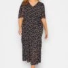YOURS LONDON - Robe Maxi Noire Smocké Petite Fleurs -GrandeTendance Boutique 3fabe834 9448 43 161123 A