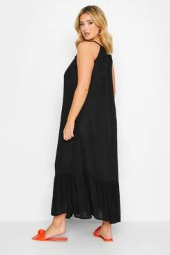 YOURS - Robe De Plage Noire Design Uni -GrandeTendance Boutique 40b82db4 f9e4 43 150346 C