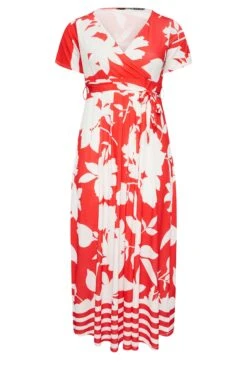 YOURS - Robe Midaxi Rouge & Blanche Cache-Coeur Floral 14 YOURS - Robe Midaxi Rouge & Blanche Cache-Coeur Floral -GrandeTendance Boutique 41aa527c 1aa5 43 301988 X