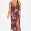 LIMITED COLLECTION - Robe Rose & Orange Animal Longueur Maxi -GrandeTendance Boutique 423422bf f49d 42 215536 B
