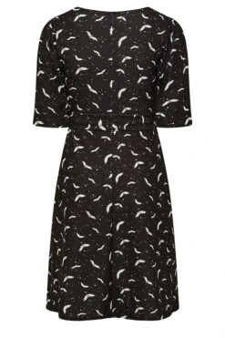 YOURS LONDON - Robe D'Halloween Noire Chauves-Souris -GrandeTendance Boutique 4249150b e01d 42 161855 Y