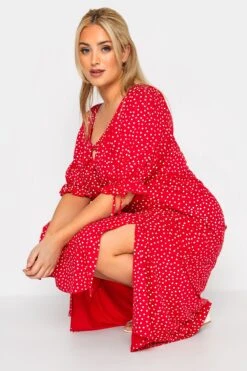 LIMITED COLLECTION - Robe Rouge Maxi Style Milkmaid à Pois 12 LIMITED COLLECTION - Robe Rouge Maxi Style Milkmaid à Pois -GrandeTendance Boutique 43d0e7fe 9c32 4f 214482 D