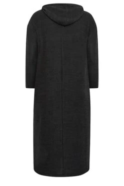 Robe-Pull Noire à Capuche Toucher Doux -GrandeTendance Boutique 467fac4a 280b 40 301554 Y