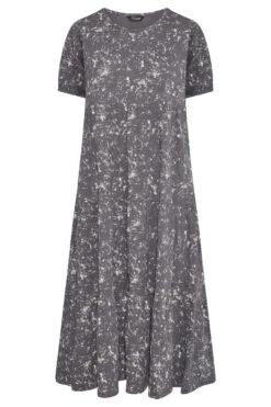 LIMITED COLLECTION - Robe Grise Délavée Manches Courtes En Maxi -GrandeTendance Boutique 47d08aa2 3a4b 4e 214442 X