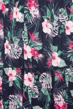 Robe Bleue Marine Maxi Imprimé Floral Tropical Manches Courtes 13 Robe Bleue Marine Maxi Imprimé Floral Tropical Manches Courtes -GrandeTendance Boutique 4b8acd40 bf22 43 137323 Z