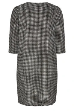 Robe Noire & Blanche Coupe Droite à Carreaux à Poches -GrandeTendance Boutique 4ba0af72 3f44 48 174202 Y