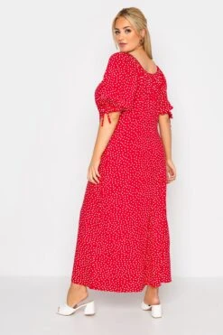 LIMITED COLLECTION - Robe Rouge Maxi Style Milkmaid à Pois 11 LIMITED COLLECTION - Robe Rouge Maxi Style Milkmaid à Pois -GrandeTendance Boutique 4cd19e9b c28f 4a 214482 C
