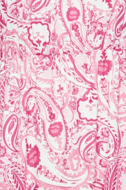 LIMITED COLLECTION - Robe D'été Rose Fines Bretelles Paisley Volanté -GrandeTendance Boutique 4e1bb75f 2417 45 215790 Z