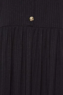 LIMITED COLLECTION - Robe Noire Midi En Jersey Manches Amples -GrandeTendance Boutique 4f68b841 acfd 4f 215601 1