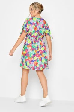 LIMITED COLLECTION - Robe Courte Multi-Floral -GrandeTendance Boutique 4f818164 057f 47 215780 C