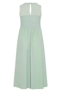 YOURS LONDON - Robe Verte Pastel Maxi En Mousseline Demoiselle D'Honneur -GrandeTendance Boutique 5242e7ab ad0b 41 161005 BK