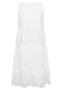 BUMP IT UP MATERNITY - Robe Midi Blanche Broderie Anglaise -GrandeTendance Boutique 527fe994 a3a4 40 158399 Y