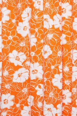 YOURS - Robe Orange Floral Volantée Fines Bretelles Maxi En Jersey 13 YOURS - Robe Orange Floral Volantée Fines Bretelles Maxi En Jersey -GrandeTendance Boutique 53385a73 b49f 4e 137360 Z