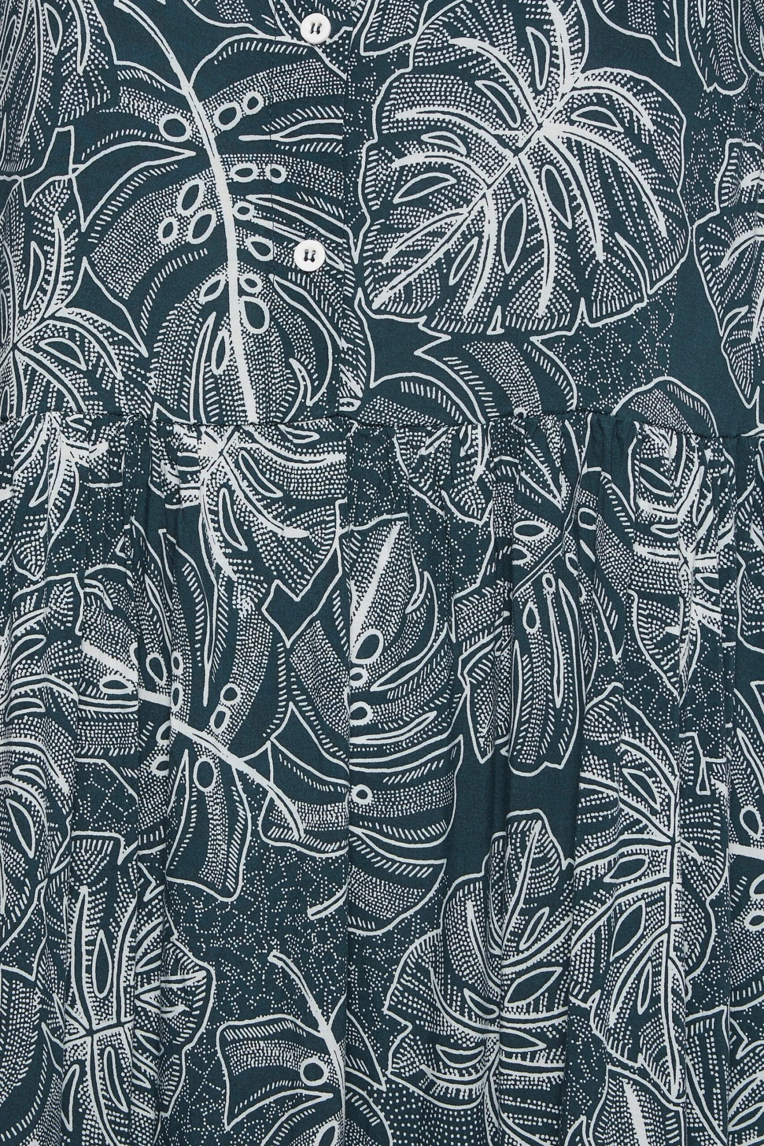 YOURS - Robe Bleue Marine Design Feuilles 7 YOURS - Robe Bleue Marine Design Feuilles – Image 5