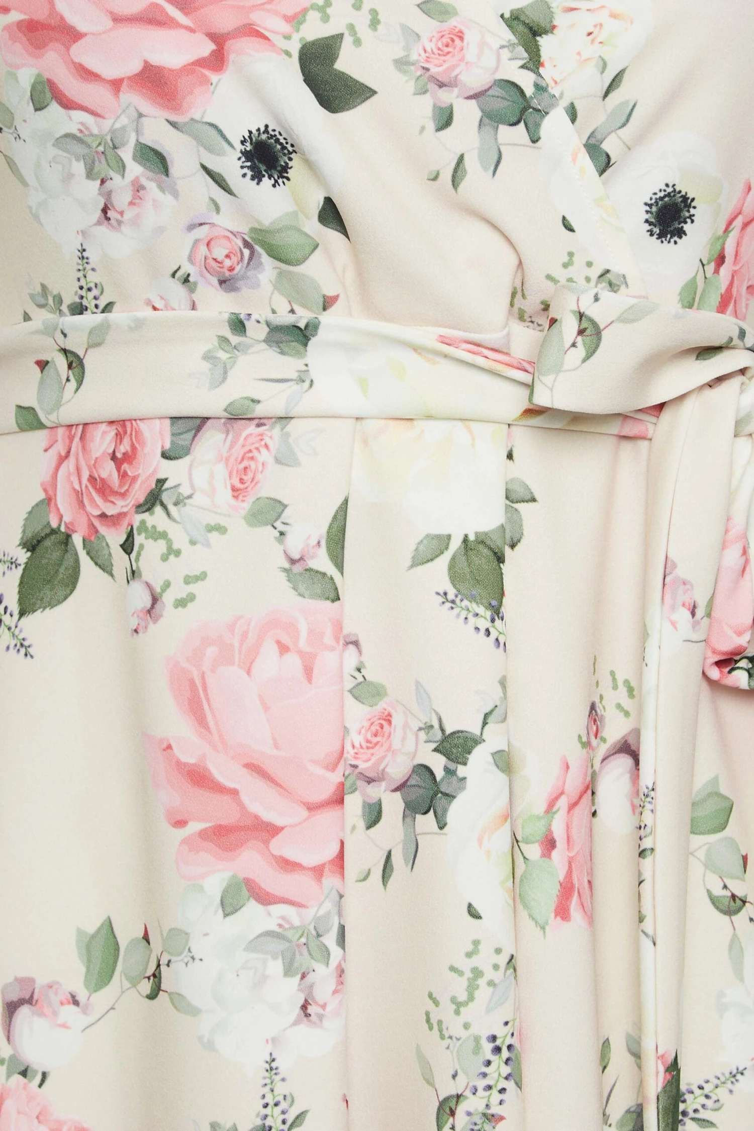 YOURS LONDON - Robe Blanche Ivoire Floral Pastel Patineuse 7 YOURS LONDON - Robe Blanche Ivoire Floral Pastel Patineuse – Image 5