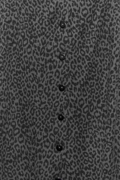 YOURS - Robe Noire Midi Boutonnée Léopard -GrandeTendance Boutique 59454b29 995a 4a 174165 Z