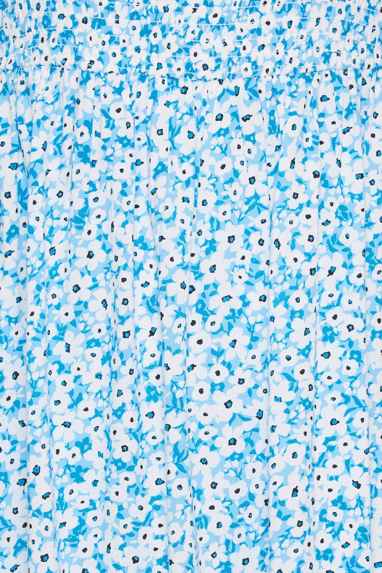 YOURS - Robe Bleue Ciel Floral Volanté Manches Courtes 7 YOURS - Robe Bleue Ciel Floral Volanté Manches Courtes – Image 5