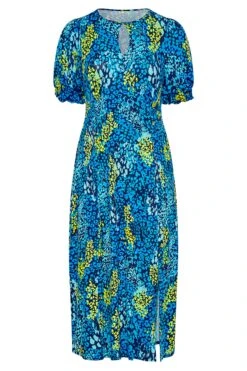 YOURS LONDON - Robe Bleue & Verte Imprimé Floral -GrandeTendance Boutique 5a4c88ac 87d0 47 161591 X