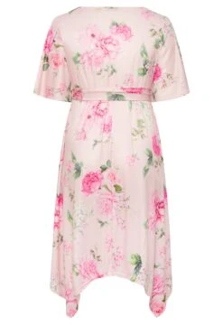 YOURS LONDON - Robe Rose Poudré Floral Ourlet Roulanté 15 YOURS LONDON - Robe Rose Poudré Floral Ourlet Roulanté -GrandeTendance Boutique 5a4d164f 6f35 44 162105 YR