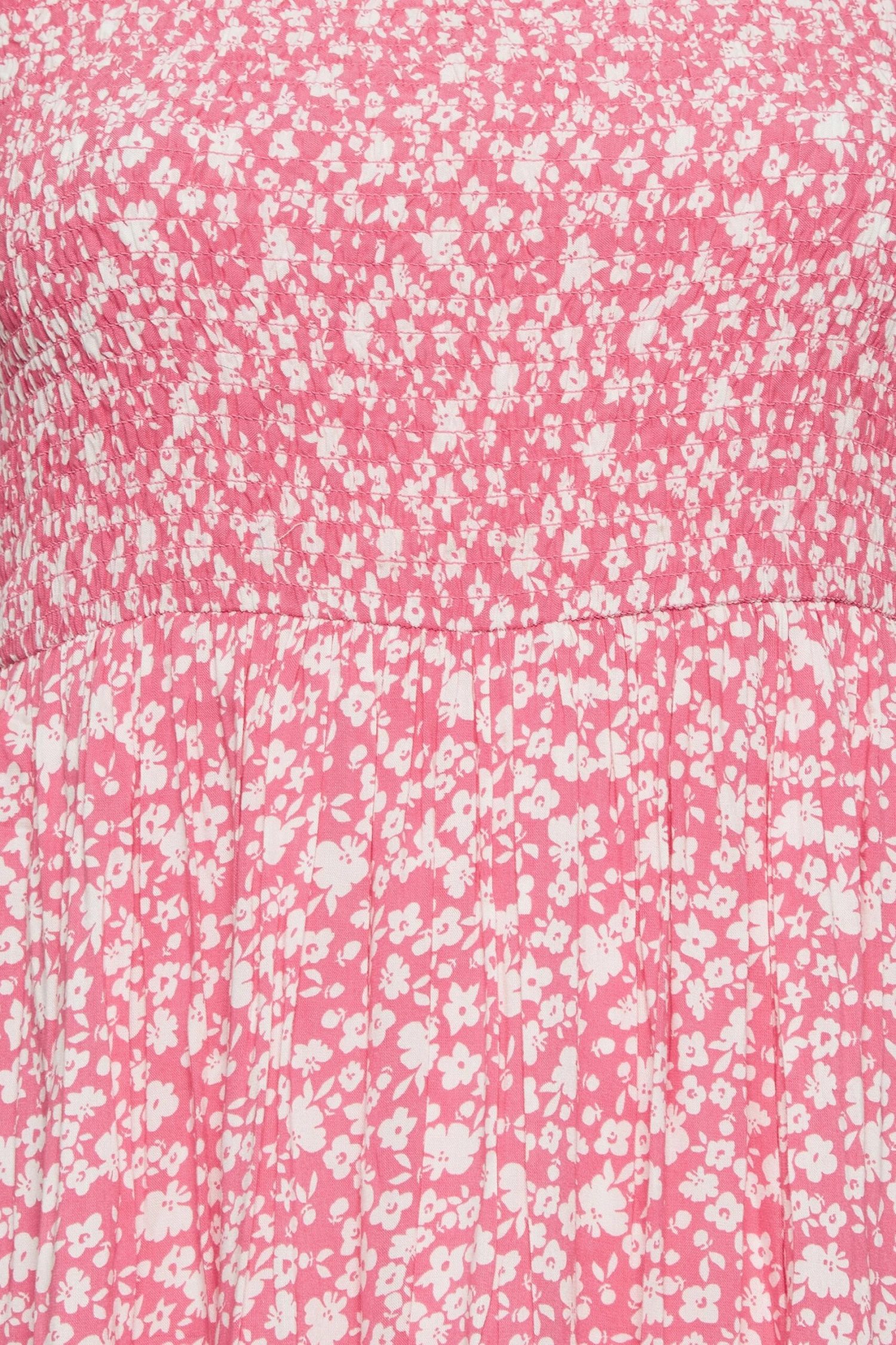 Robe Floral Maxi Rose Encolure Bardot 7 Robe Floral Maxi Rose Encolure Bardot – Image 5