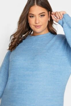 YOURS - Robe Bleue Ciel Midi Toucher Doux -GrandeTendance Boutique 5d5a251d b5b0 43 301734 D