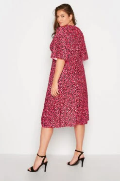 YOURS LONDON - Robe Rouge Cache-Coeur Léopard -GrandeTendance Boutique 5d5a6ae7 7216 41 161728 C