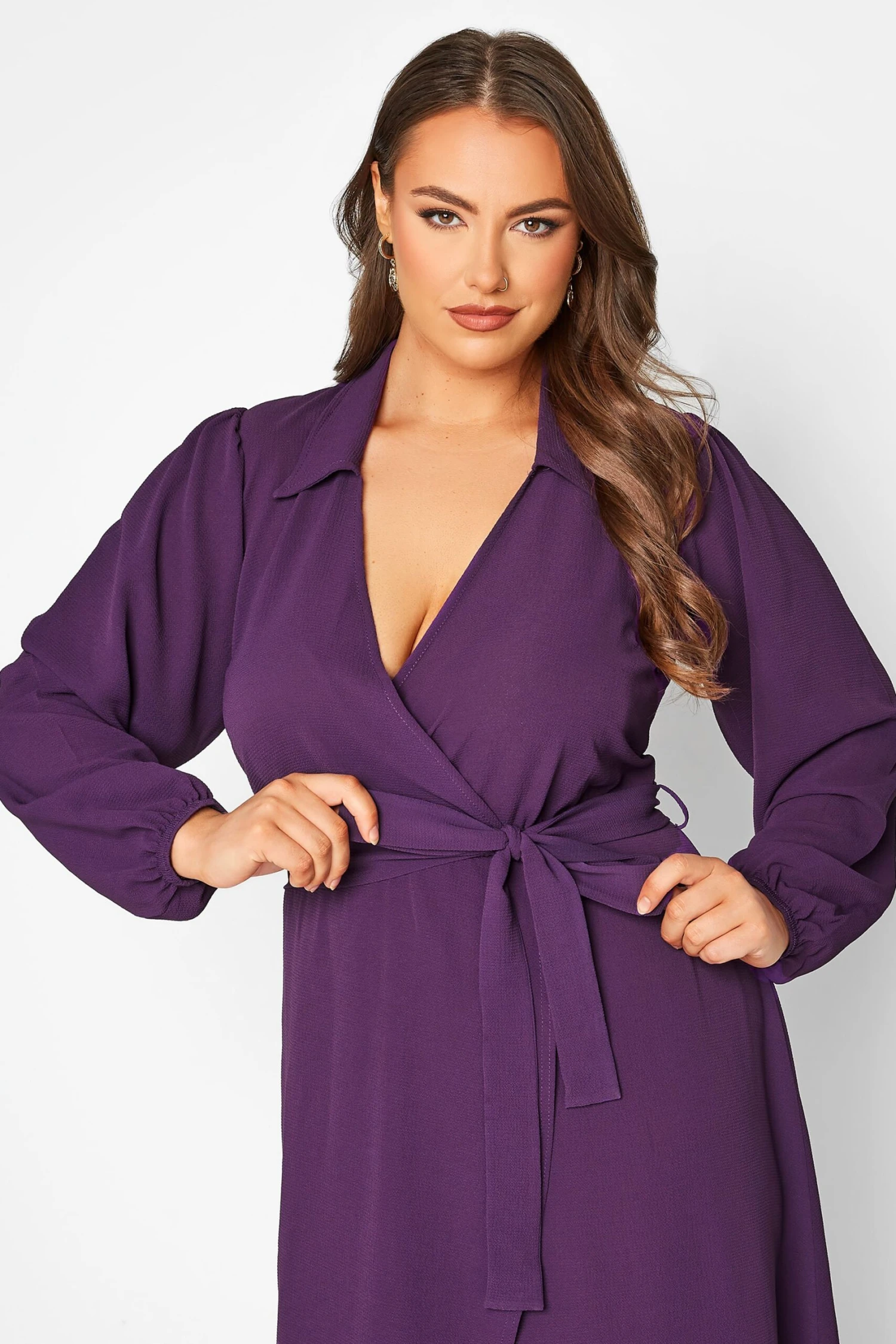 LIMITED COLLECTION - Robe Cache-Coeur Violette 6 LIMITED COLLECTION - Robe Cache-Coeur Violette – Image 4