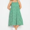YOURS CURVE - Robe Verte Floral Midaxi En Jersey -GrandeTendance Boutique 5f3fdff2 ac19 45 302051 A