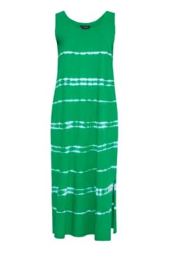 Robe Verte En Jersey Maxi Tie & Dye -GrandeTendance Boutique 5f526e8c cf37 4b 137163 X