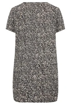 YOURS - Robe Noire & Blanche Floral Coupe Droite 15 YOURS - Robe Noire & Blanche Floral Coupe Droite -GrandeTendance Boutique 620b9bb3 d47c 48 137529 Y