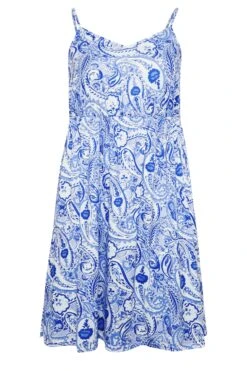 LIMITED COLLECTION - Robe D'été Bleue Fines Bretelles Paisley Volanté 14 LIMITED COLLECTION - Robe D'été Bleue Fines Bretelles Paisley Volanté -GrandeTendance Boutique 626dfe8d a54a 48 215789 X